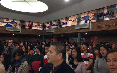 La Capellanía Filipina, en Madrid, reza por las víctimas del tifón en Filipinas