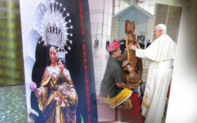 Niebla con su Virgen del Pino