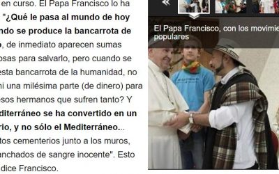 Euquerio Ferreras no quiere que olvidemos a Francisco