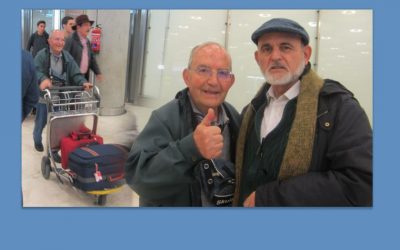 Con Andrés, que ya está llegando, retornando a Bolivia