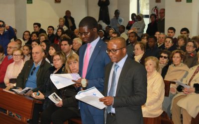 César Paradas Montesinos: Ciriaco y Mateo, de Togo y Benín, profesan sus votos…