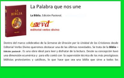La biblia que nos une…