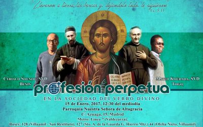 Ya, Arnoldo, nuestro, fundador, santo, en 5 continentes también hoy