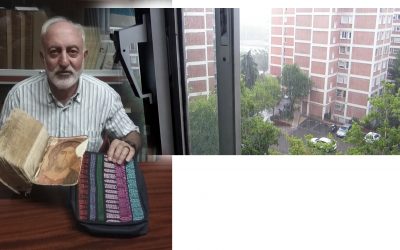 Por fin llueve, aunque sea breve, con granizos como limones blancos, con truenos lejanos. ¿Y la biblia trata el tema?