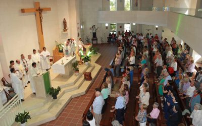 César Paradas ayer en Altagracia, en el aniversario SVD