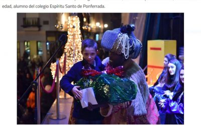 Con una carta de nuestra familia, los Reyes Magos en Ponferrada
