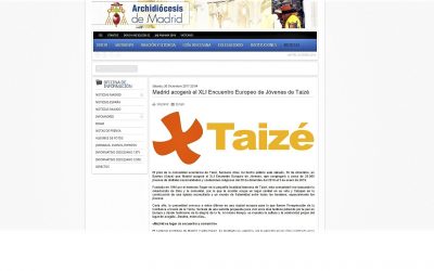 2018 para vincular nuestra Pastoral Juvenil SVD·ESP con TAIZÉ en MADRID ¿idea válida?