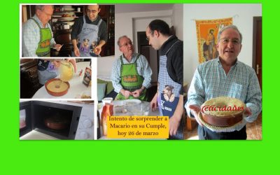 En CdM19 iniciamos la mañana con ajetreo sorpresa: Cumple años Macario; de aquí a la misa