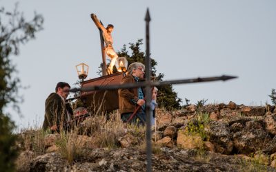 Con Guillermo Santamaría, en la muerte de su mamá; en Segovia, con el Vía Crucis de nuestra capellanía polaca