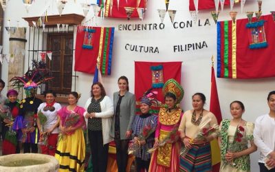 Marlon Vargas SVD en Experiencia Intercultural, integrado e integrador así en Niebla (Huelva)