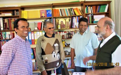 Richard Mathias y Richard Quadros, de India por España y Manos Unidas, al Capítulo General