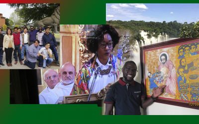 Vicente, recién llegado esta tarde desde Angola