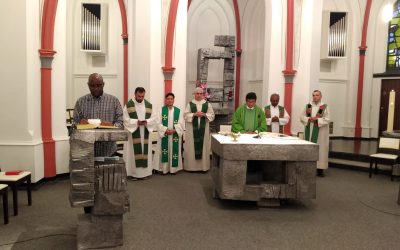 Ante la gran asamblea SVD, SSpS. SSpS PA, representantes de los SUB’10 de la Provincia ESP… El General y su Consejo en Steyl