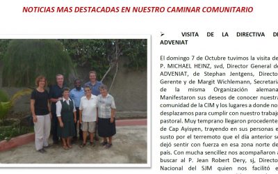 Esta Crónica en nuestra WEB la lee inclusive Michael Heinz SVD