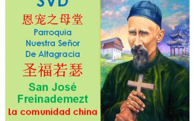 Celebración de la fiesta de San José Freinademetz