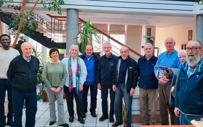 Encuentro de la junta de los antiguos alumnos en Estella